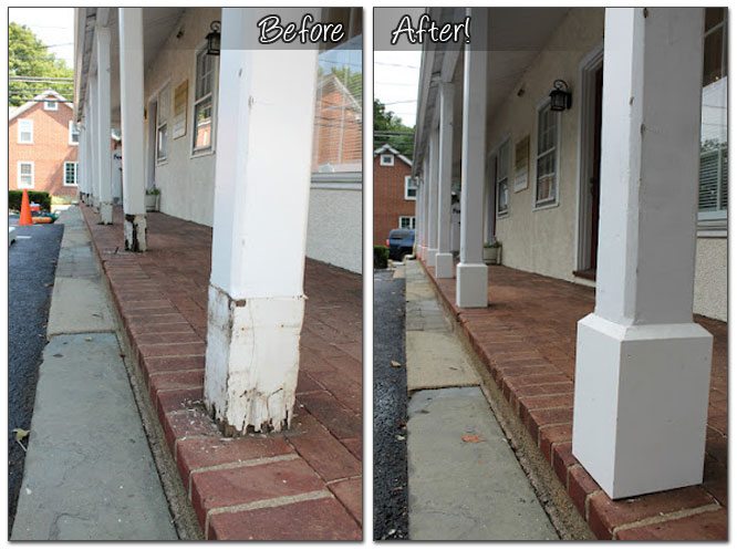 Wood trim repair exterior