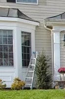 Repaired Bay Window Trim