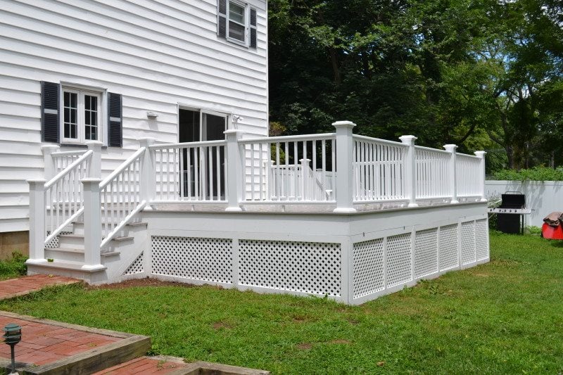 New Composite Deck in Florham Park, NJ - Monk's Home Improvements