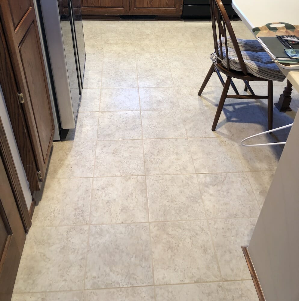 Kitchen Tile After Replacement