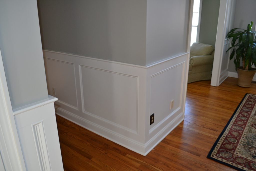 Recessed Wainscoting Installation by Monk's