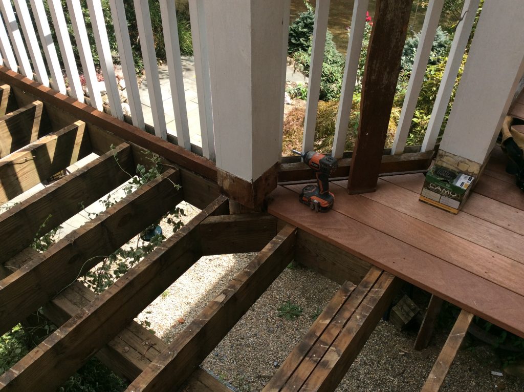 Before Deck Refacing Mountain Lakes, NJ