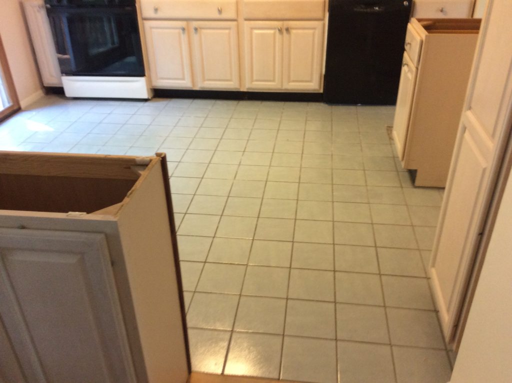 Kitchen Tile Floor to be Replaced