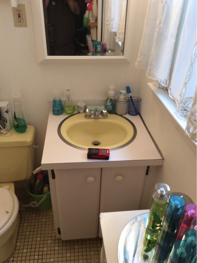 Before Bathroom Remodel by Monk's