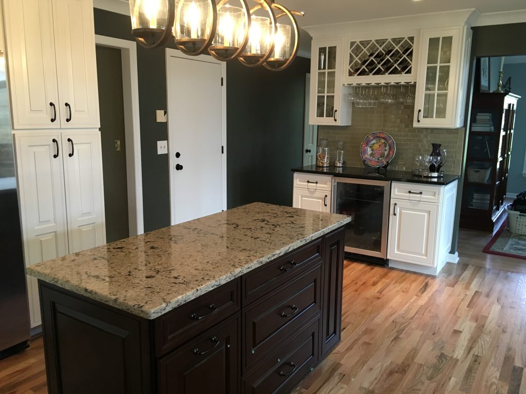 Kitchen Remodel with New Hardwood Floors - Madison, NJ - Monk's