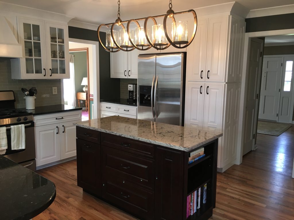 Kitchen Remodel with New Hardwood Floors Madison, NJ Monk's