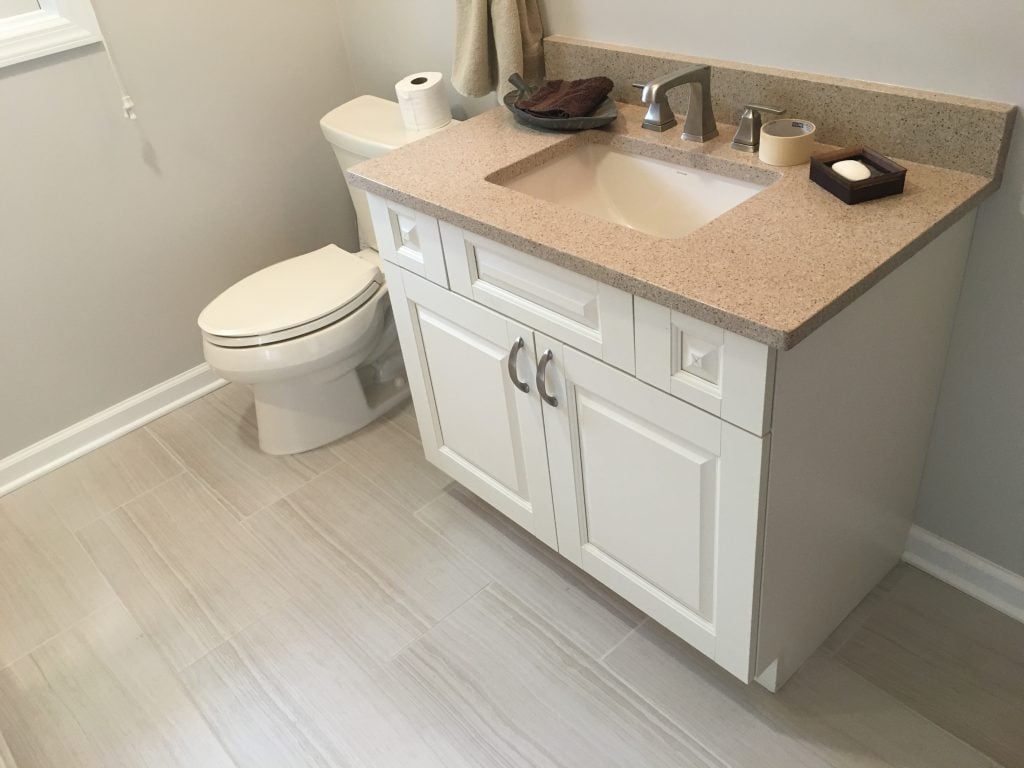 New Vanity Installed by Monk's