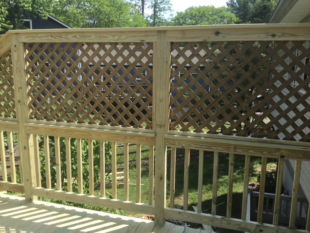 New Lattice Screen Installed by Monk's