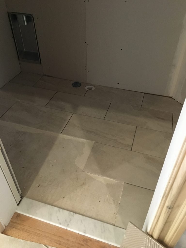 Tile Floor Installation by Monk's