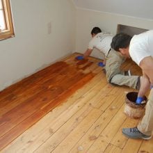 Staining Pine Floors