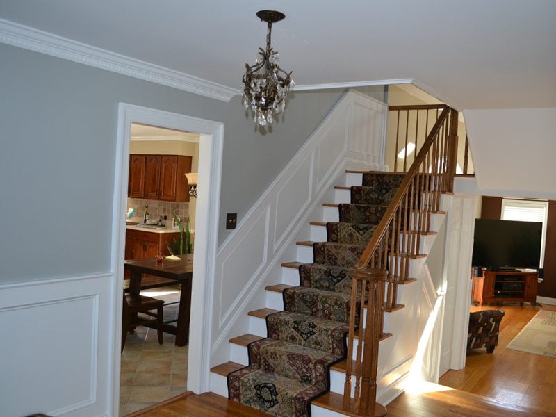 Recessed Wainscoting Installation and Painting Chester 