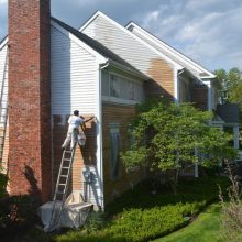 Sanded and Painted House in New Providence, NJ