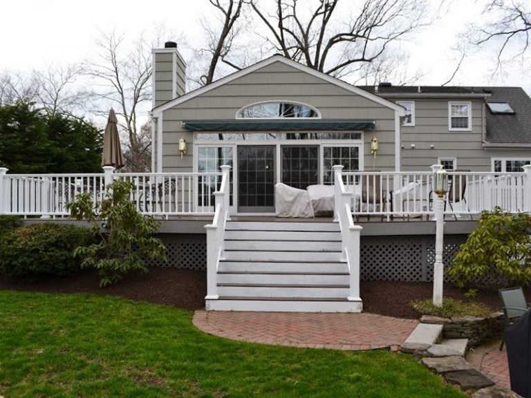 Replacing Wood Deck Railing with Composite in Madison, NJ Monks Home