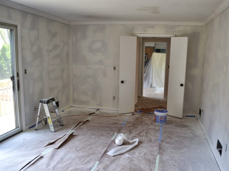 Picture Frame Molding, Interior Painting and Hardwood Floors in Madison, NJ  07940 - Monks Home Improvements