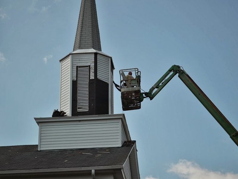 Calvary Presbyterian Church Steeple Renovation