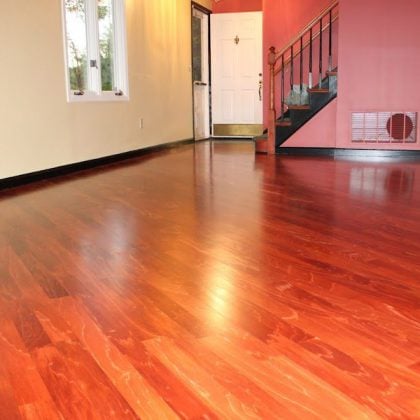 Cherry Hardwood Floors After Refinishing