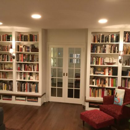 Completed Bookshelves