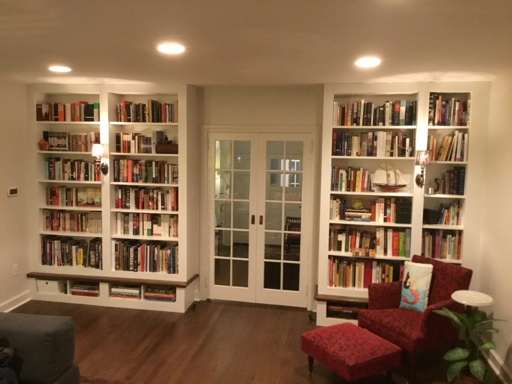 Completed Bookshelves