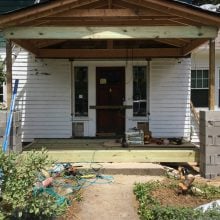 In Progress - Front Porch Renovation Madison