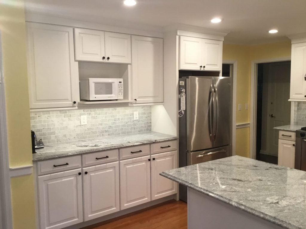 Granite Counters and Kitchen Cabinets