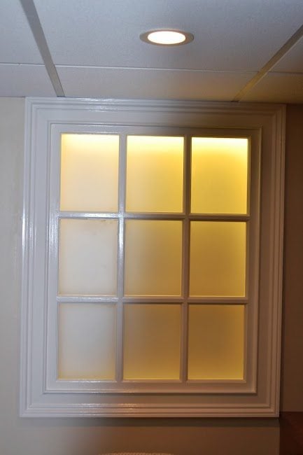 Faux Windows in the Basement - Monk's Home Improvements NJ