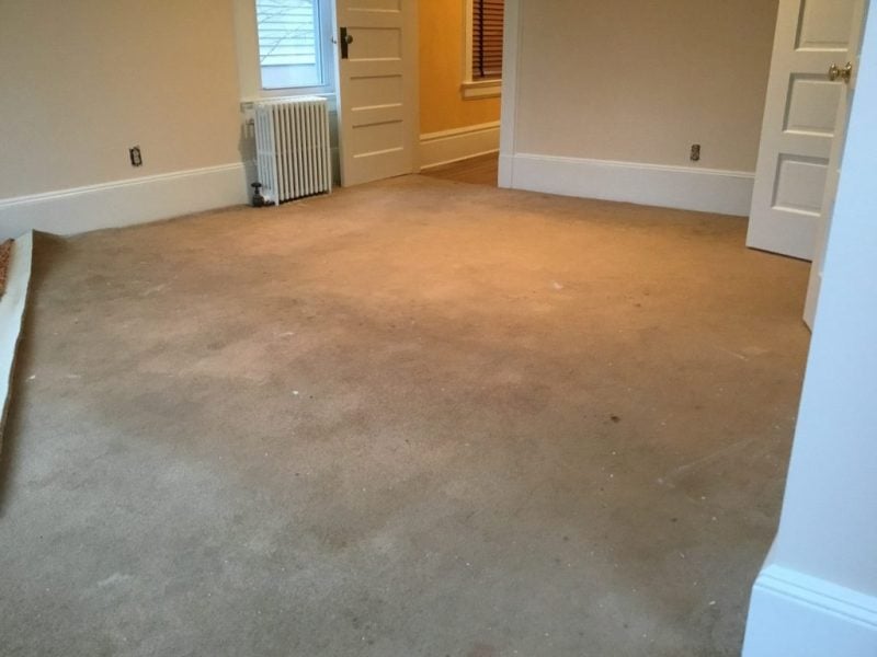 Before Carpet Removal