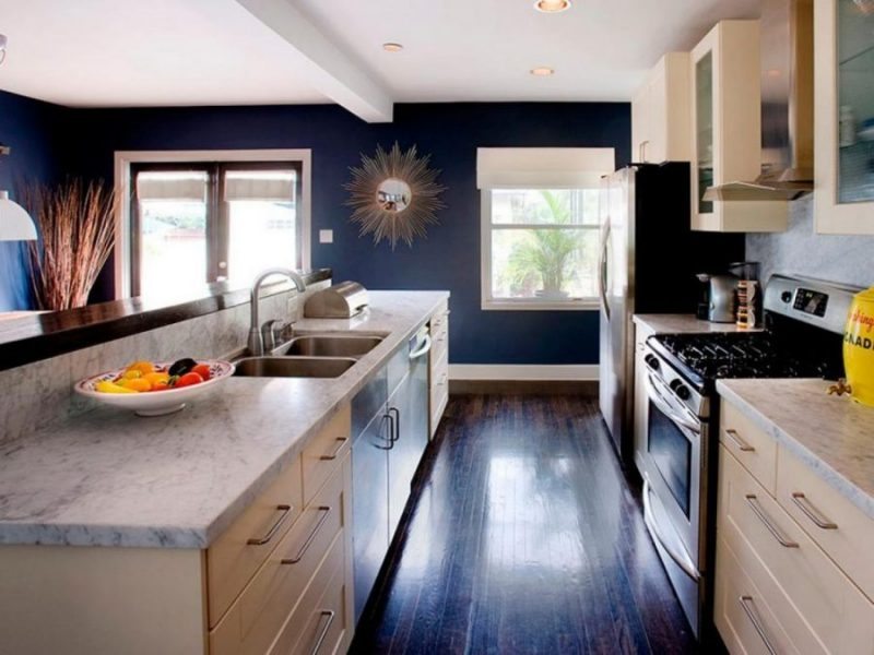 Modern Galley Kitchen Example from HGTV