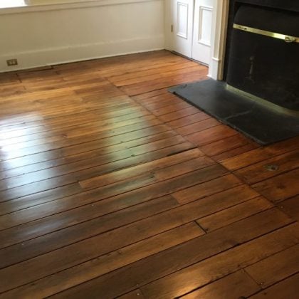 After Old Hardwood Floor Refinishing