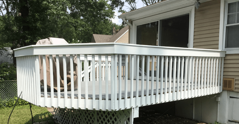 After Deck Refacing and Repainting