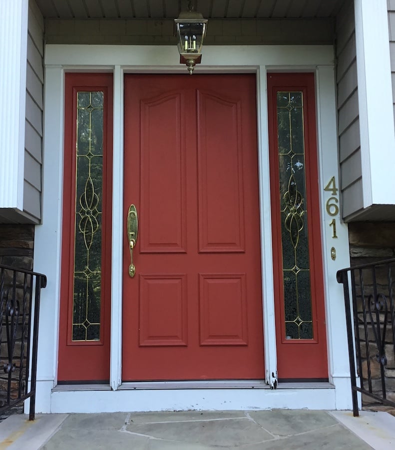 Door Before with Rotted Trim