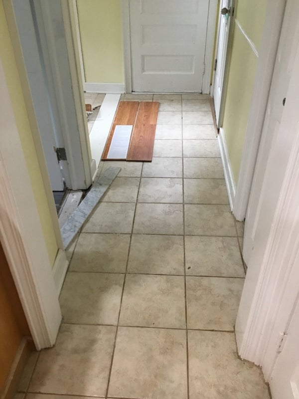 Existing Floor Tile