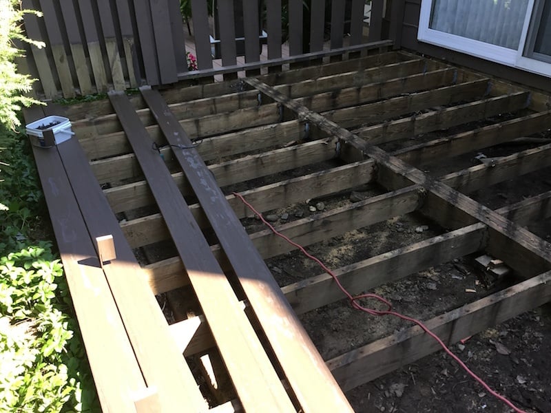 Deck Resurfacing in Progress
