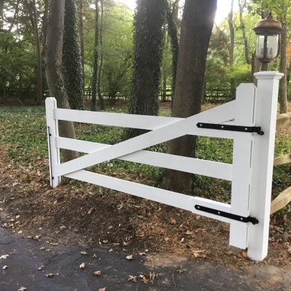 Protecting a New Wood Gate