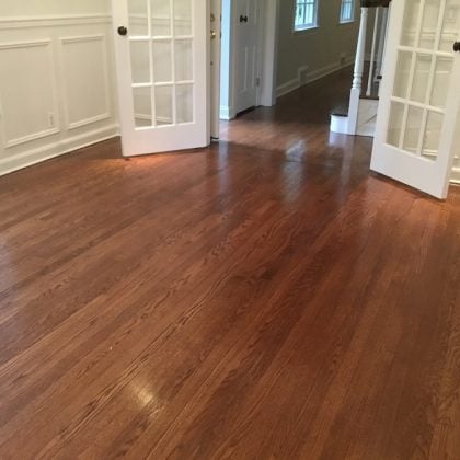 After Hardwood Floor Staining