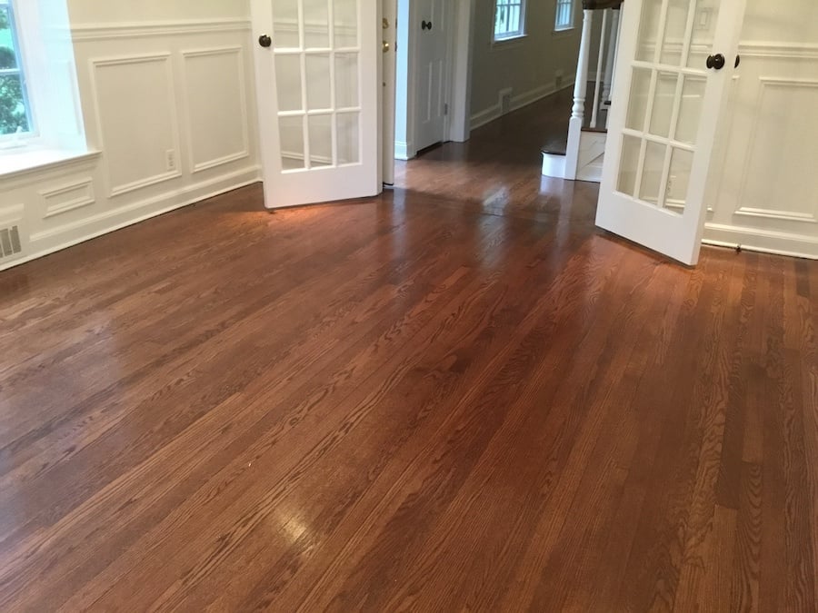 After Hardwood Floor Staining