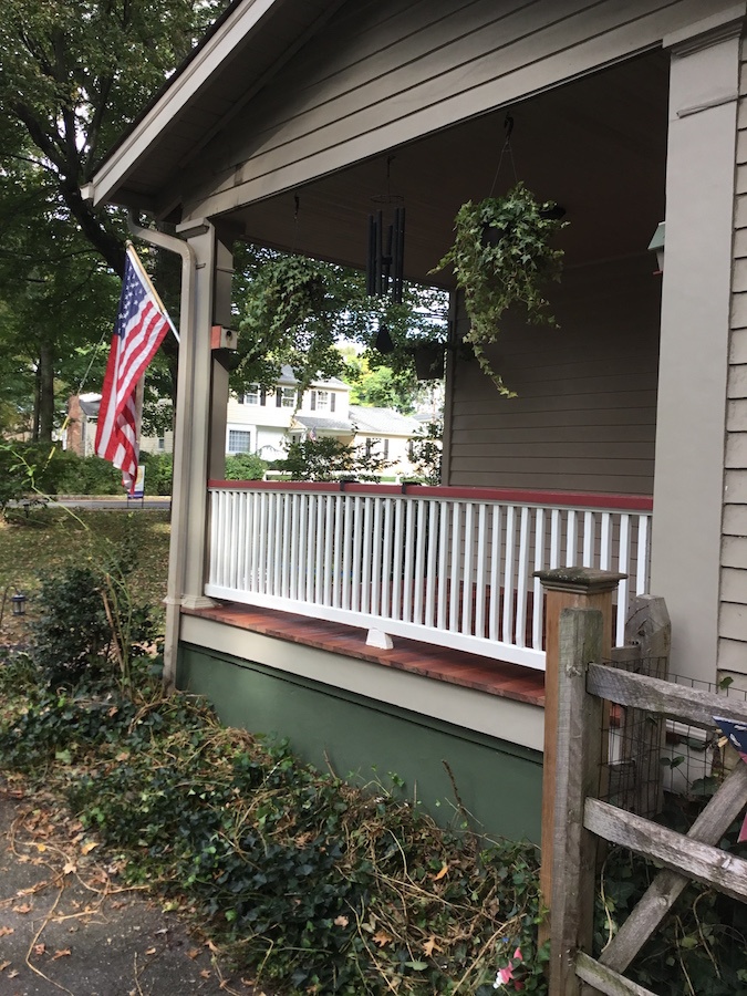 Ivy-Covered Porch Restoration