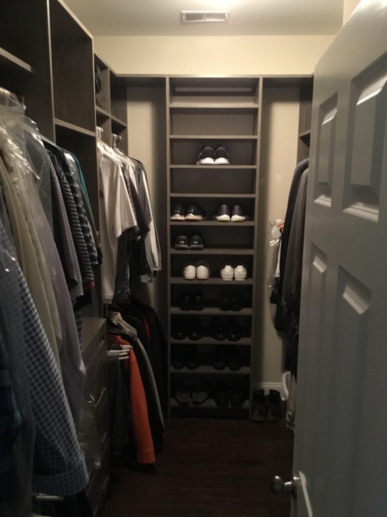 Men's Walk-In Custom Closet System