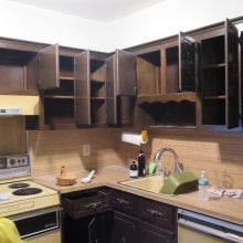 Old Cabinetry, Broken Appliances and Cramped Layout