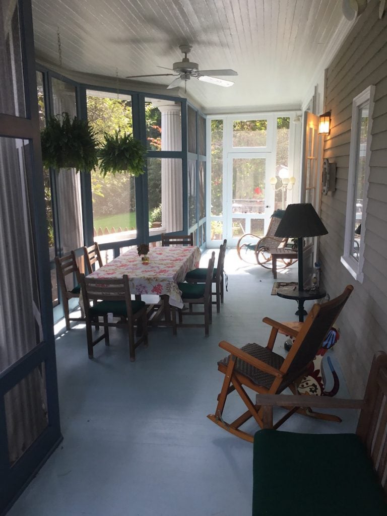 Fully Repainted Screen Porch
