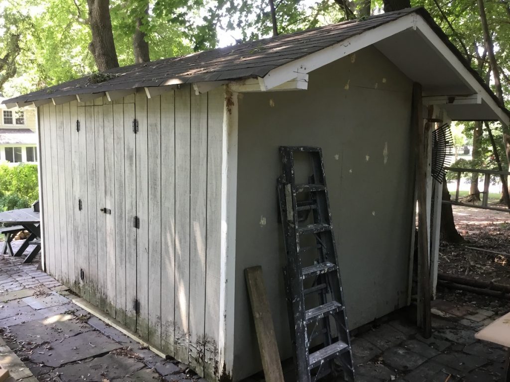 Shed Before Painting