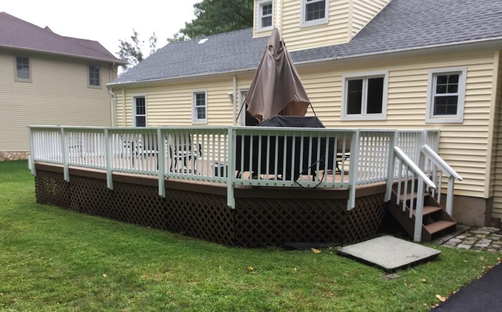 Stain a Wooden Deck