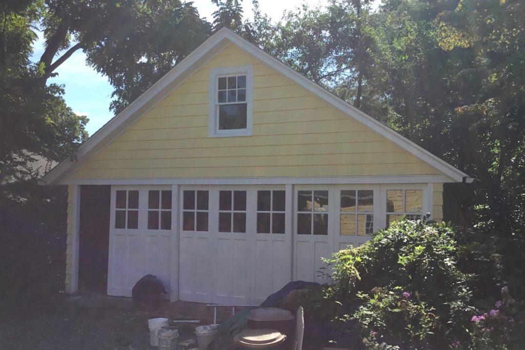 Detached Garage After Painting
