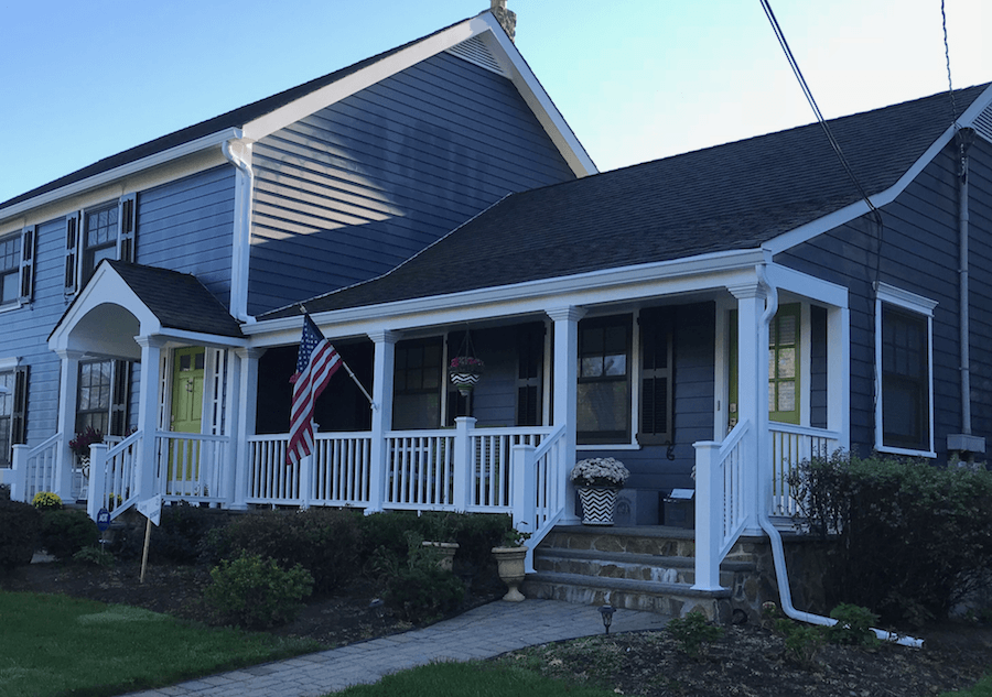 New Railing System on Front Porch