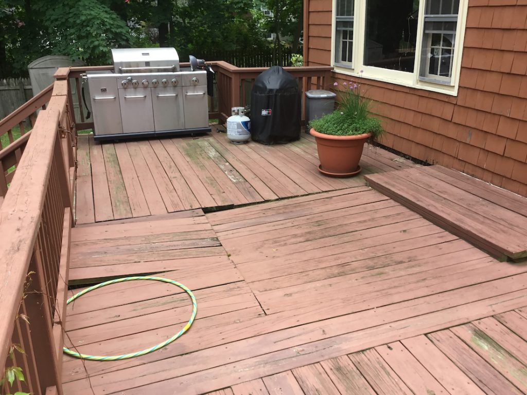 Single Level Deck Before
