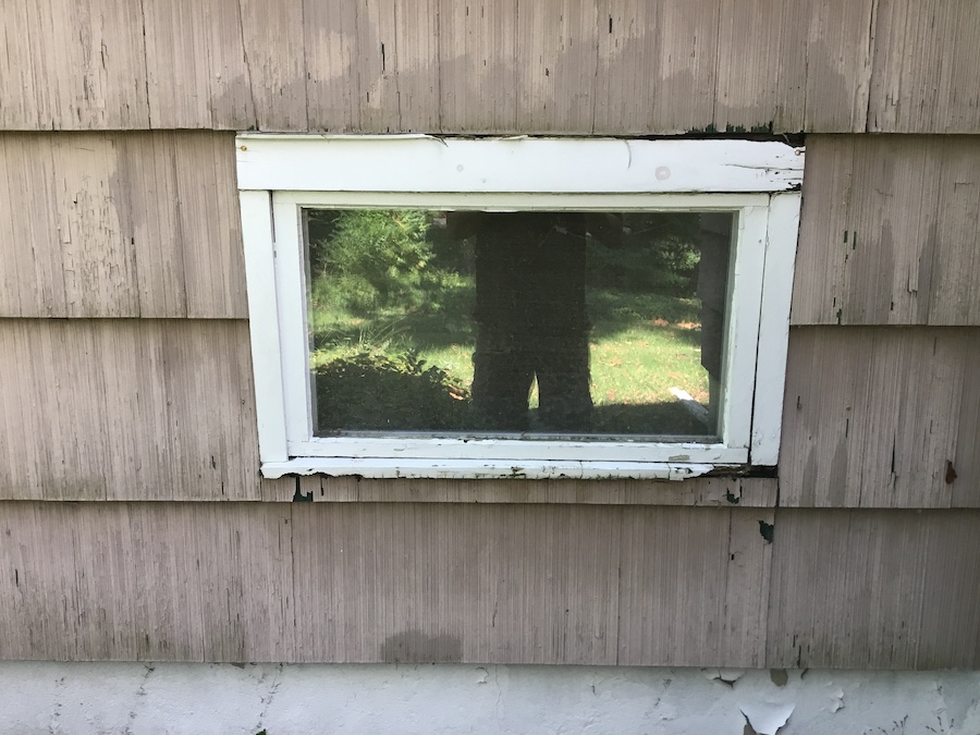 Damaged Window Frame
