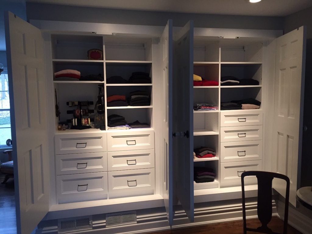 His and Hers Custom Closet System