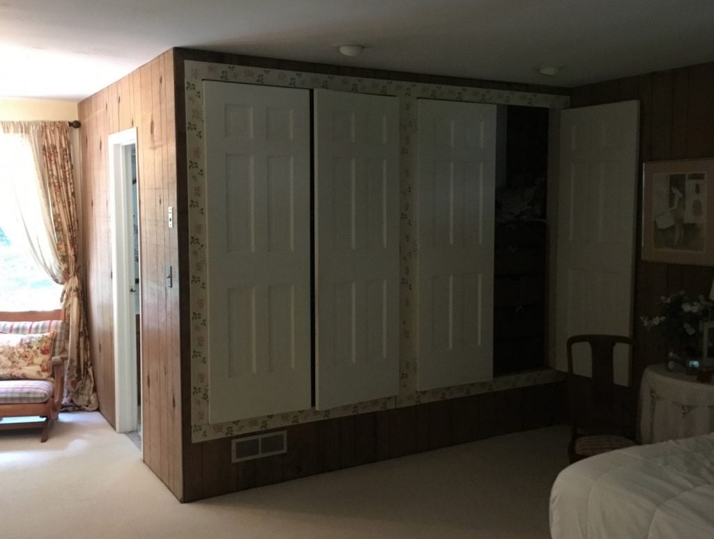 Existing Wall of Closets