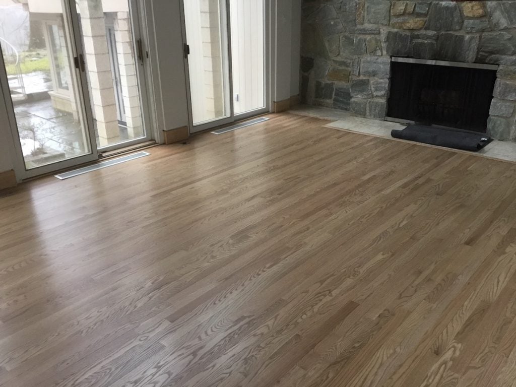 Refinished Hardwood Floors