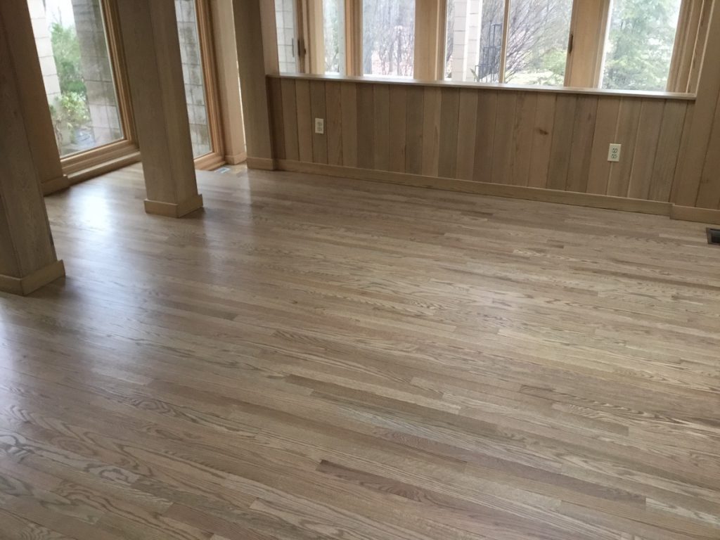 Freshly Finished Hardwood Floors