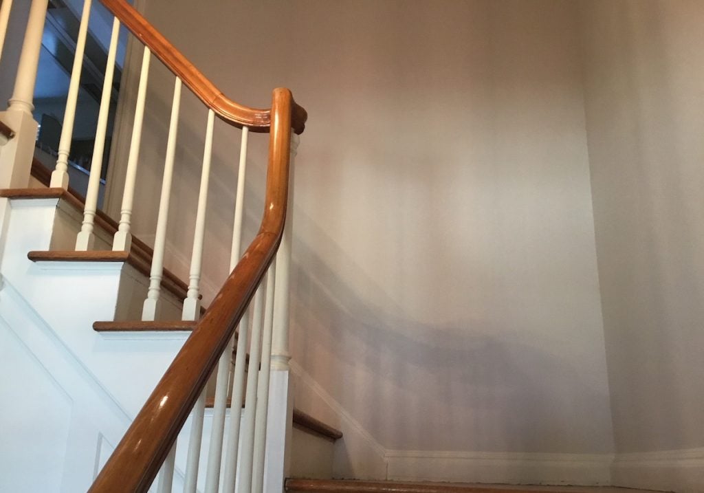 After Stairwell Wallpaper Removal